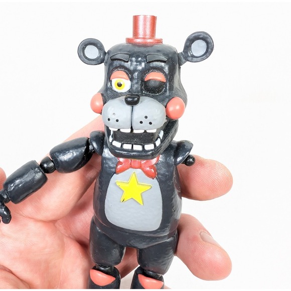 Five Nights at Freddys Lefty Action Figure INCOMPLETE Pizzeria Simulator 5" - Picture 4 of 7